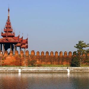 mandalay fort wall