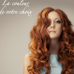 femme rousse extension cheveux