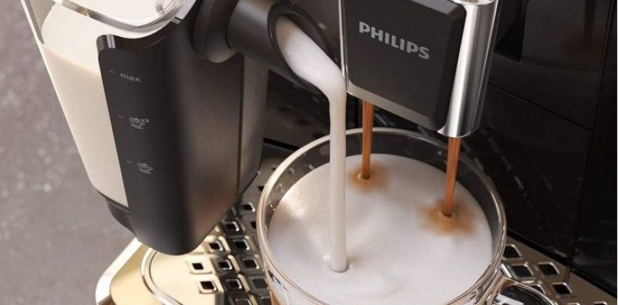 Zoom sur la cafetière Philips Lattego